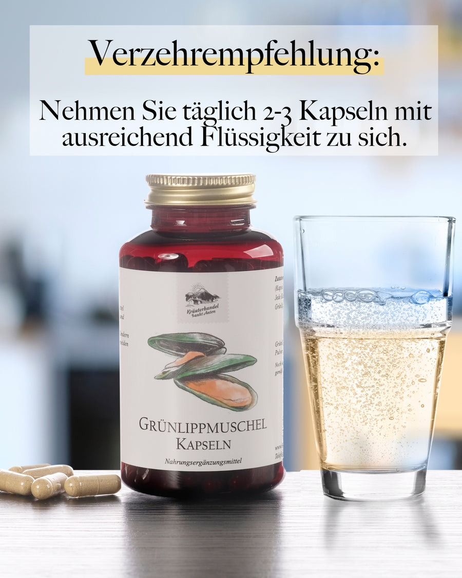 Grünlippmuschel Kapseln